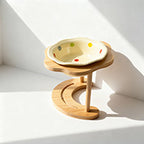 Cream style pet feeding bowl - Lya's wedding