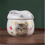 Hand-Painted Custom Cat Memorial Urn – Personalized Pet Ashes Keepsake - Lya's wedding