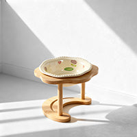 Cream style pet feeding bowl - Lya's wedding