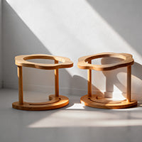 Cream style pet feeding bowl - Lya's wedding