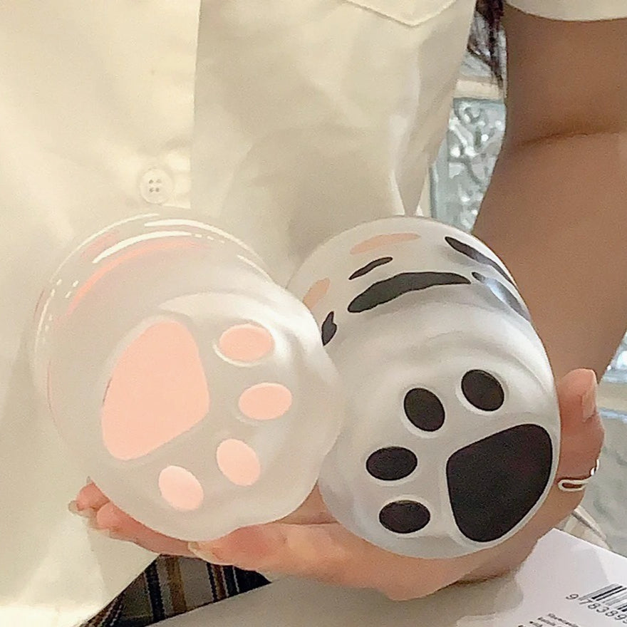 Cat Paw Glass Cup – Cute Cat Claw Drinking Glass 400ml - Lya's wedding