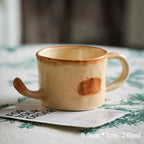 Handcrafted Ceramic Cat/Puppy Coffee Cup & Plate - Lya's wedding