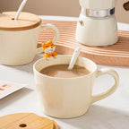 Ceramic Mug with Lid – Cat/Dog Design - Lya's wedding