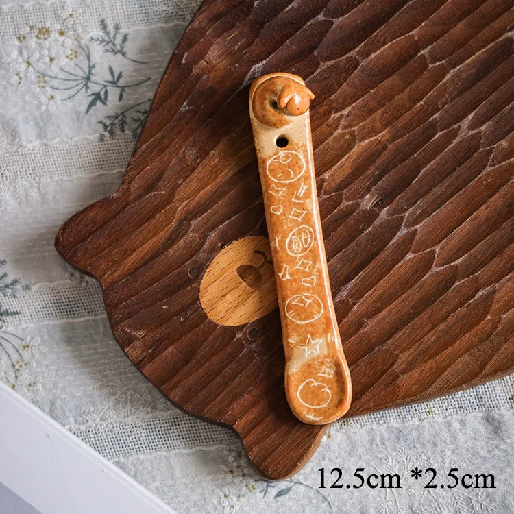 Handcrafted Ceramic Cat/Puppy Coffee Cup & Plate - Lya's wedding