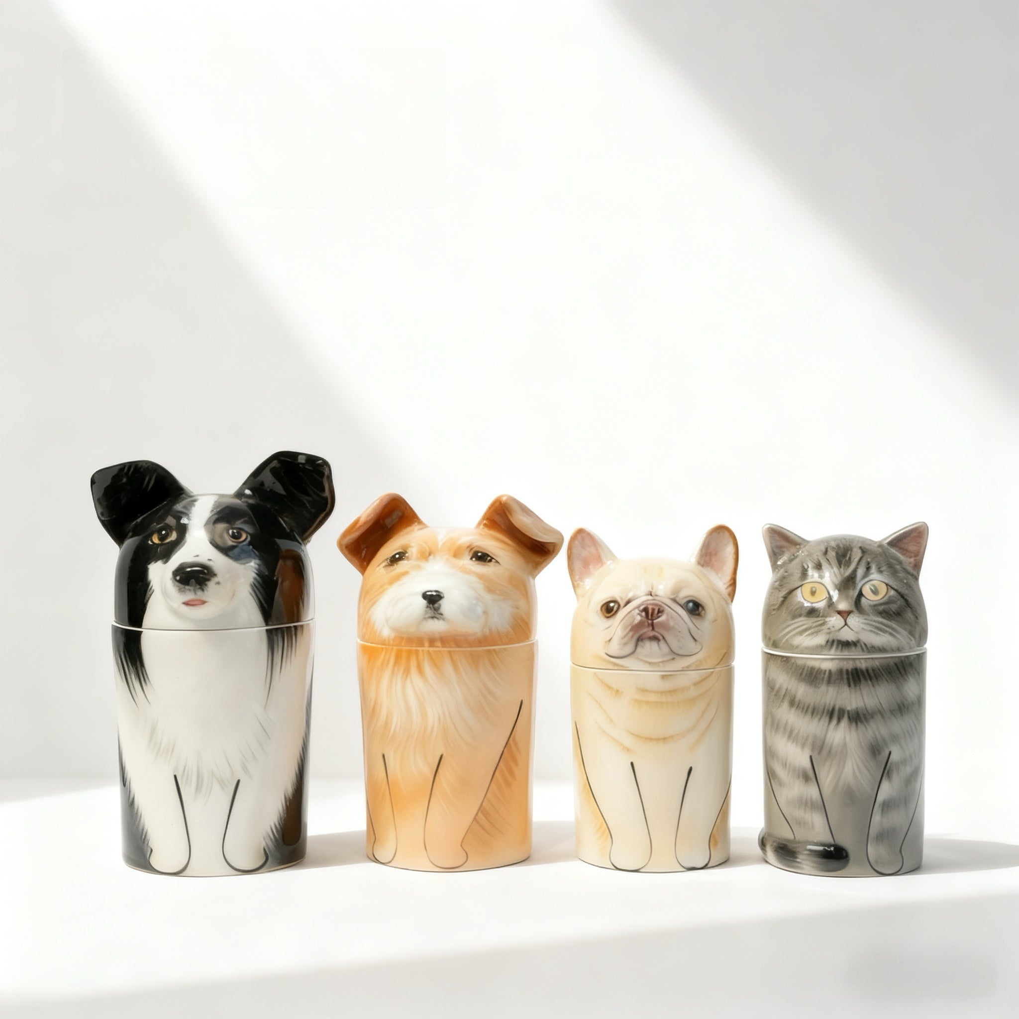 Handcrafted Custom Pet Urn - Lya's wedding