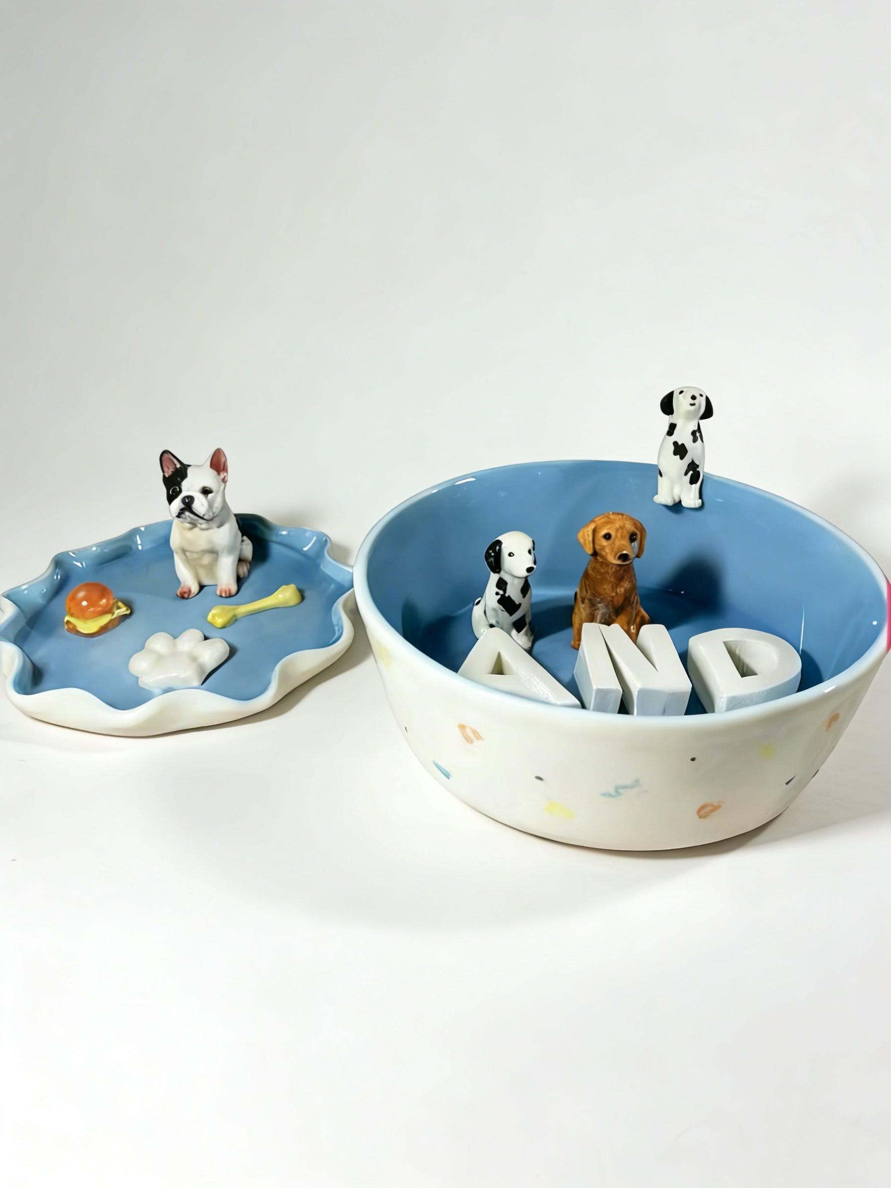 Handcrafted Custom Pet Companion Bowl/Plate - Lya's wedding