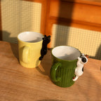 Cute 3D Peek Cat Coffee Mug - Lya's wedding