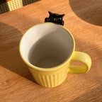 Cute 3D Peek Cat Coffee Mug - Lya's wedding