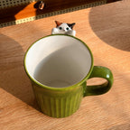 Cute 3D Peek Cat Coffee Mug - Lya's wedding
