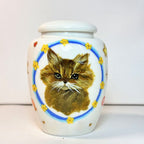 Hand-Painted Custom Pet Memorial Urn – Classic Personalized Ashes Keepsake - Lya's wedding