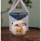 Hand-Painted Custom Cat Memorial Urn – Personalized Pet Ashes Keepsake - Lya's wedding