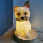 Custom 3D Pet Figurine Lamp - Lya's wedding