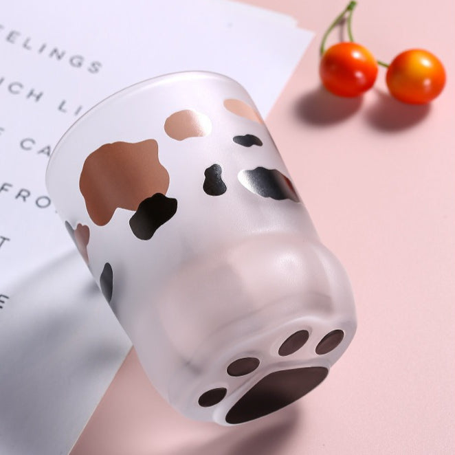 Cat Paw Glass Cup – Cute Cat Claw Drinking Glass 400ml - Lya's wedding