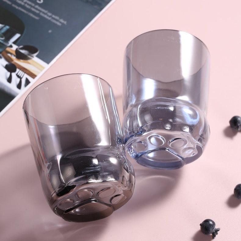 Cat Paw Glass Cup – Cute Cat Claw Drinking Glass 400ml - Lya's wedding